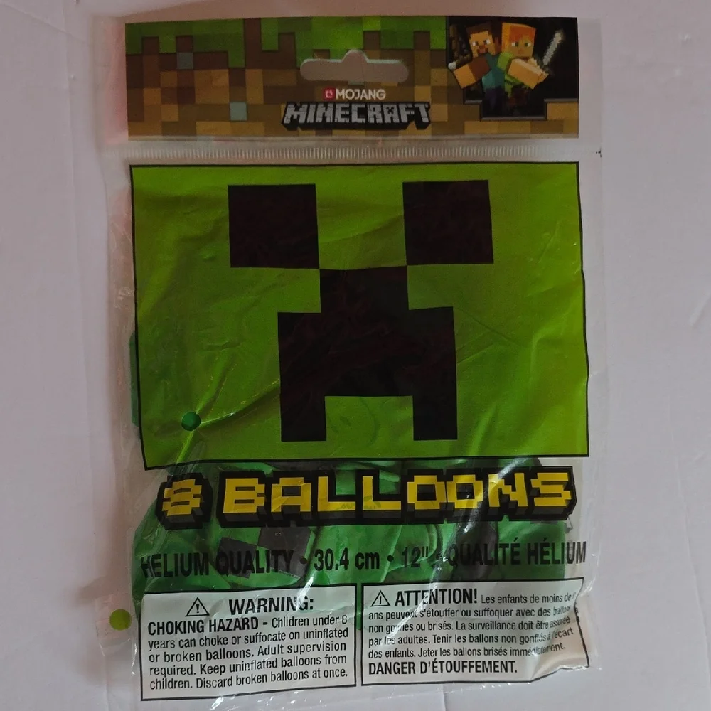 Minecraft Party Supplies Set